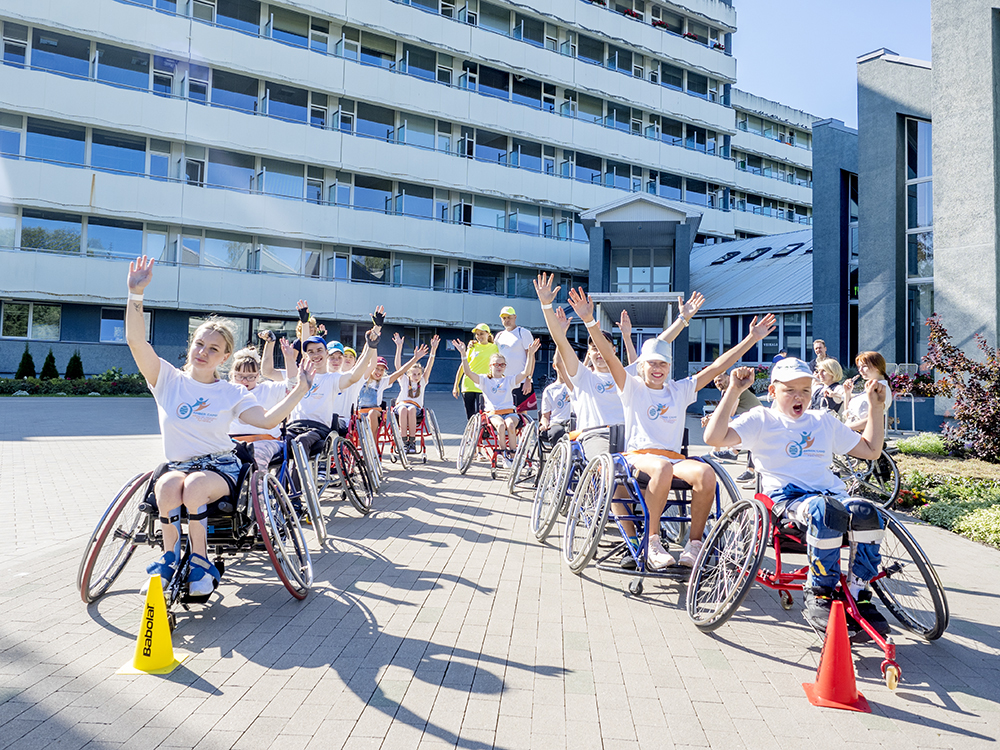 Raising Funds for the Multisport Championship for Young Athletes with Disabilities, in Liepaja, Latvia
